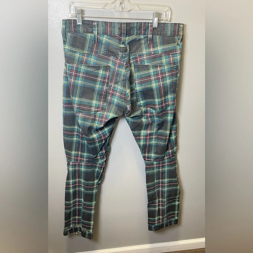 G-Star Raw Men's Pharrell Williams 5622 Tapered Royal Stewart Tartan‎ Size 32x32